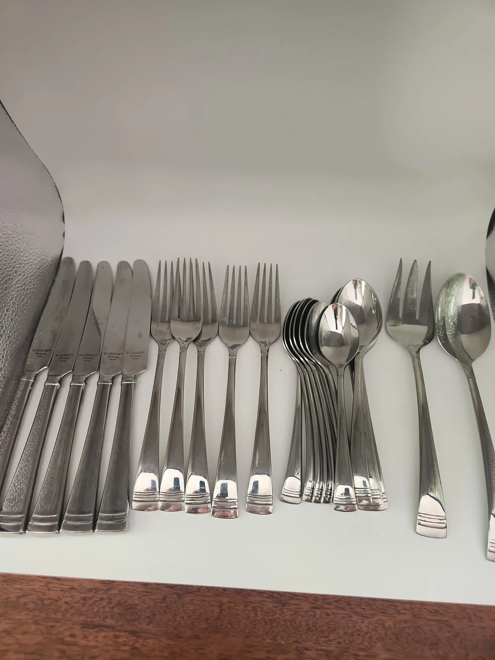Lenox Stainless Steel 26-Piece Flatware Set - Polished Silver